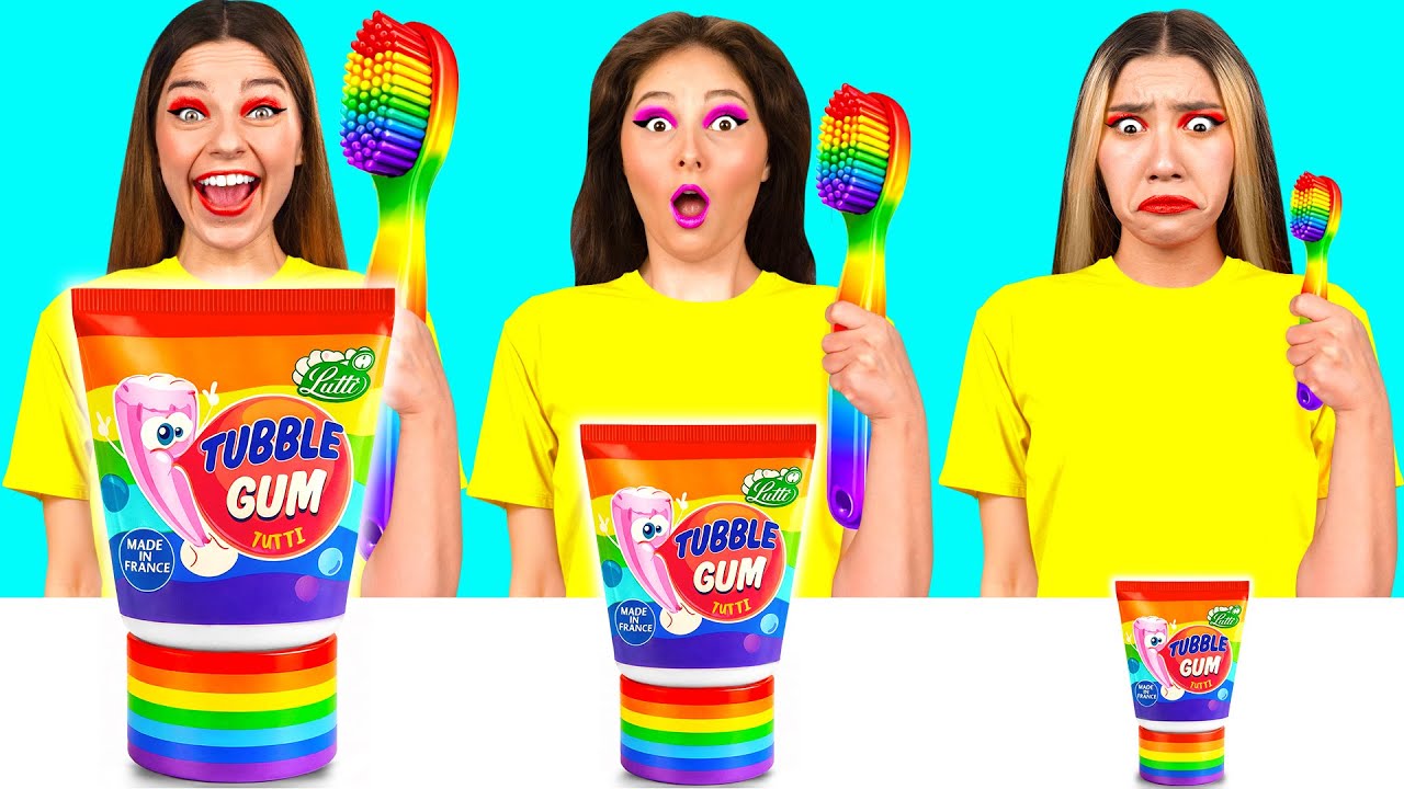 Велика, Середня або Маленька Тарілка Челендж | Смішні Рецепти з Їжею