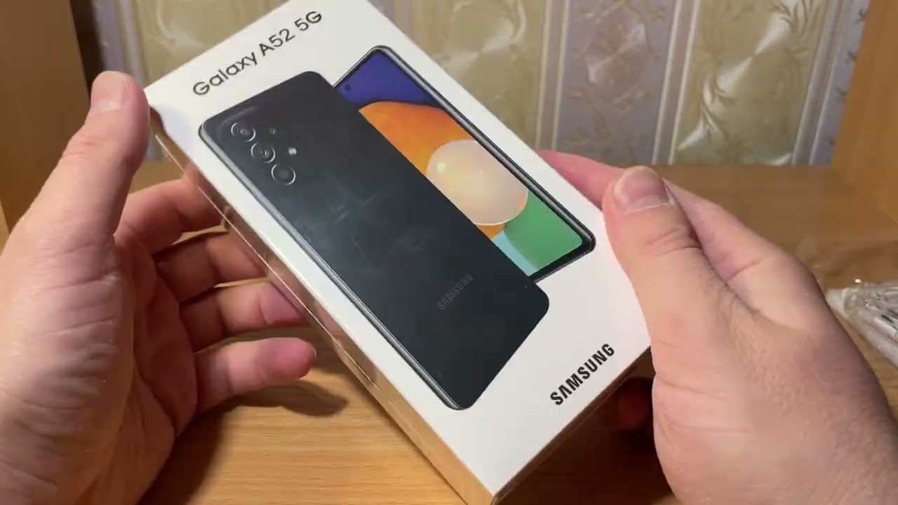 Samsung A52 5G распаковка и обзор
