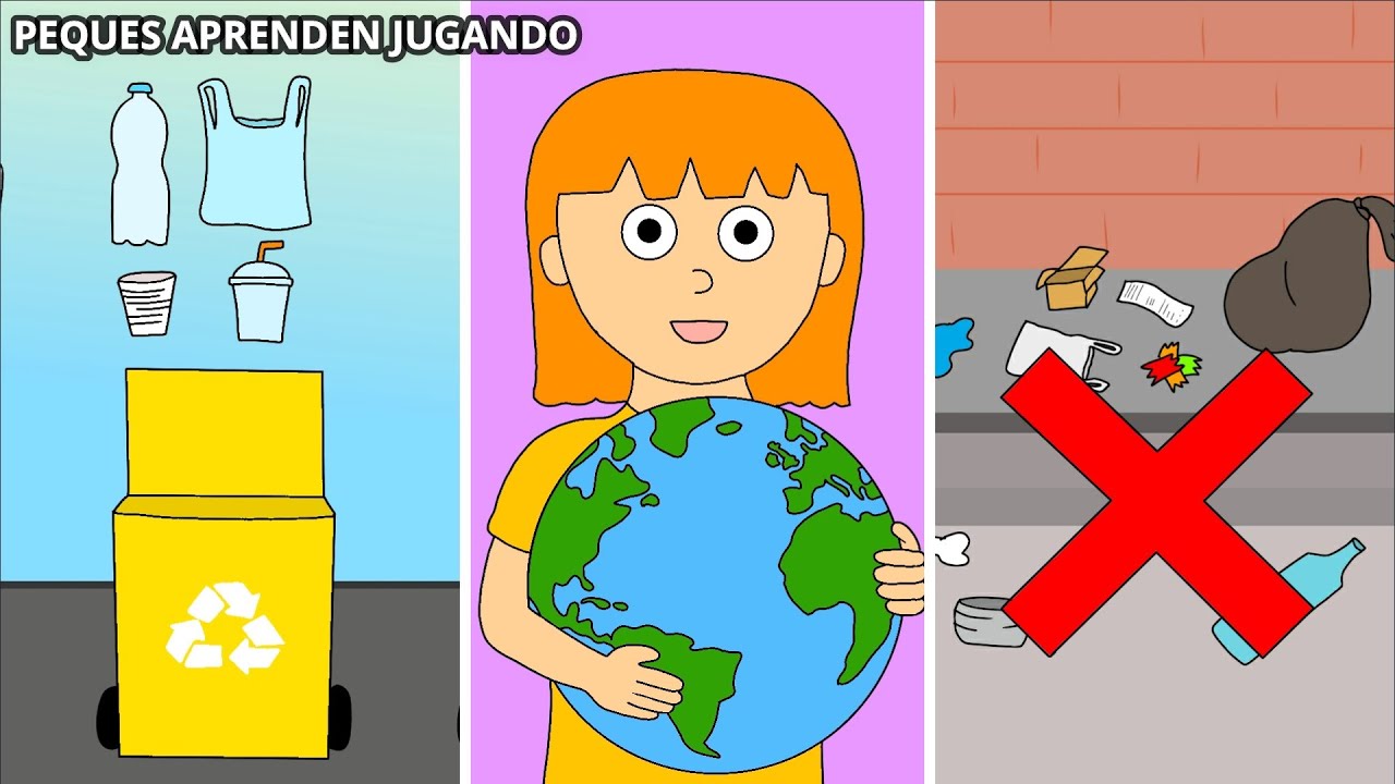C&oacute;mo cuidar el medio ambiente para ni&ntilde;os  Aprende a cuidar nuestro planeta  Peques Aprenden Jugando
