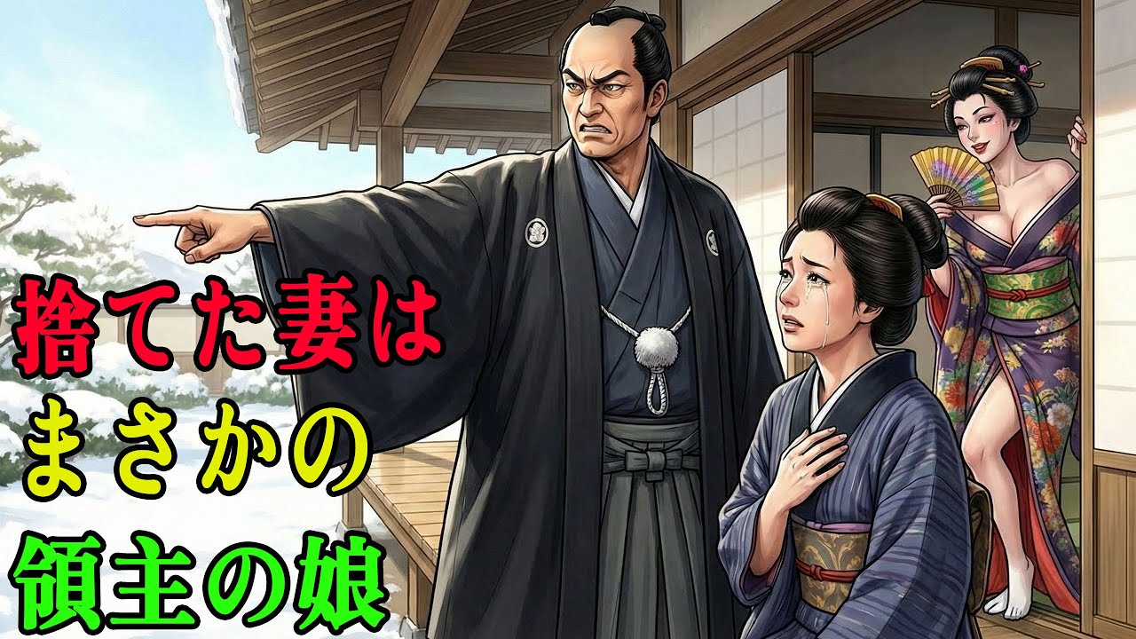 愛人のために妻を追い出した代官。まさかその妻が領主の娘だったとは | 野談 | 伝説 | 昔話 | 説話 | 民話