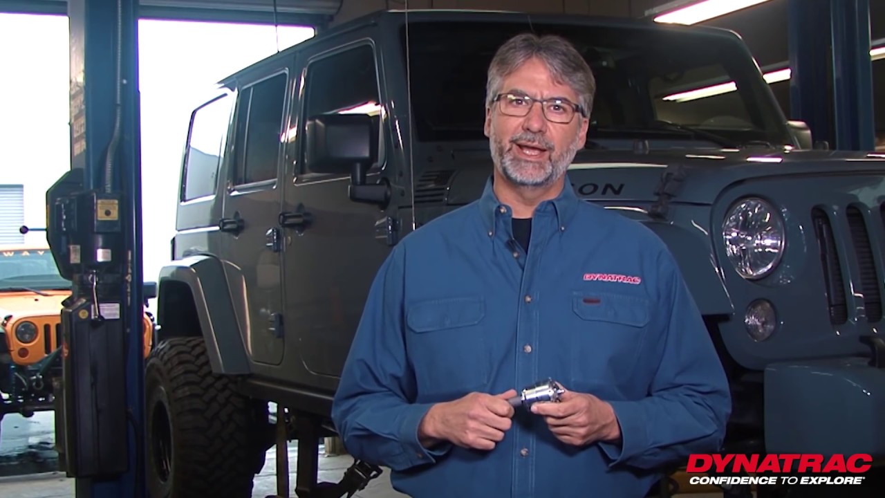 Как установить восстанавливаемые шаровые опоры Dynatrac HD на Jeep Wrangler JK