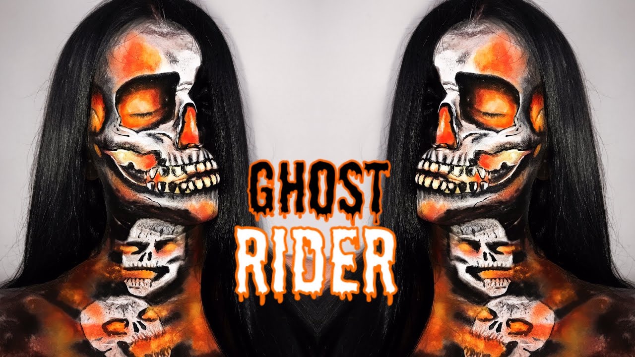 GHOST RIDER MAKEUP TUTORIAL | HALLOWEEN 2020