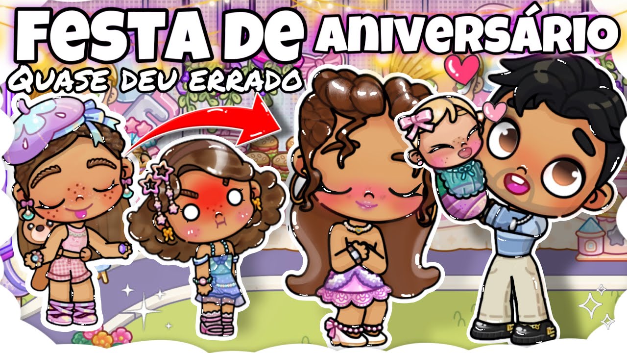 🌀ROTINA CAOS NA CASA DA KRIS/ FESTA ANIVERSÁRIO DA CELINE Parte II 🎂💐 | 😱🥹Avatar World Histórinhas✨