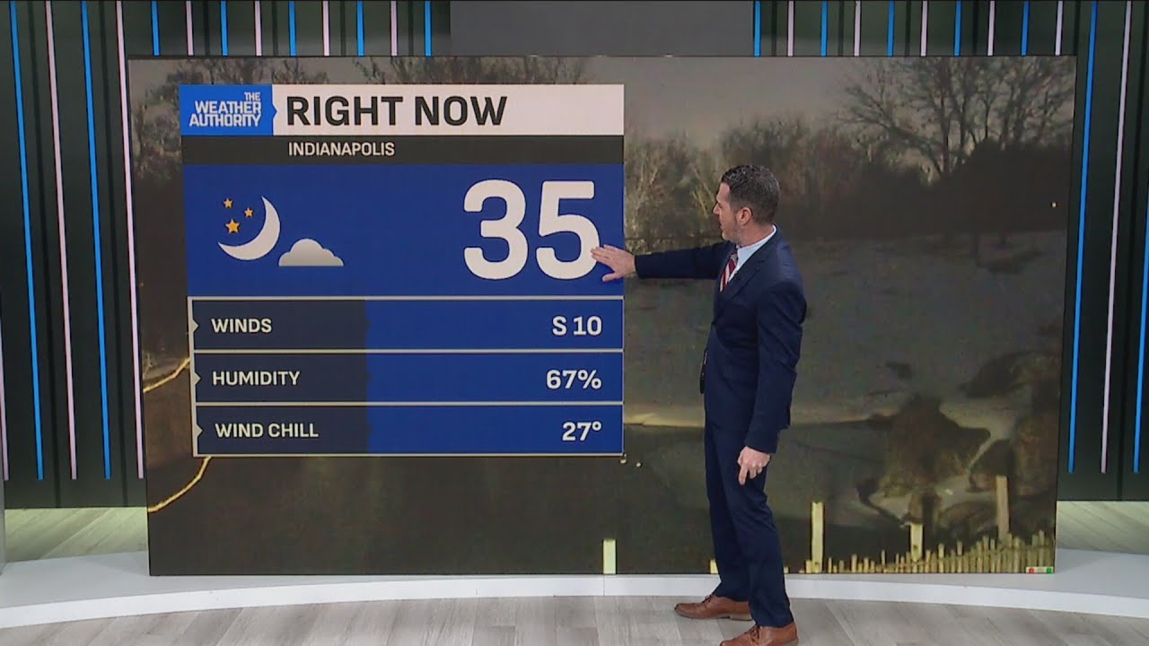 Warmest in nearly a month; cold front by mid afternoon