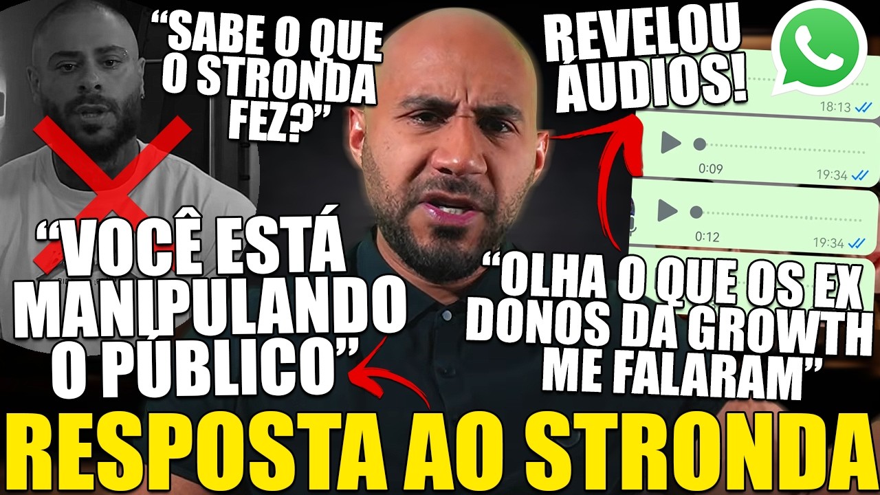 LÉO ARAÚJO JOGA MERD# NO VENTILADOR E DETONA STRONDA E GIGA! ÁUDIO DO DONO DA GROWTH REVELADO