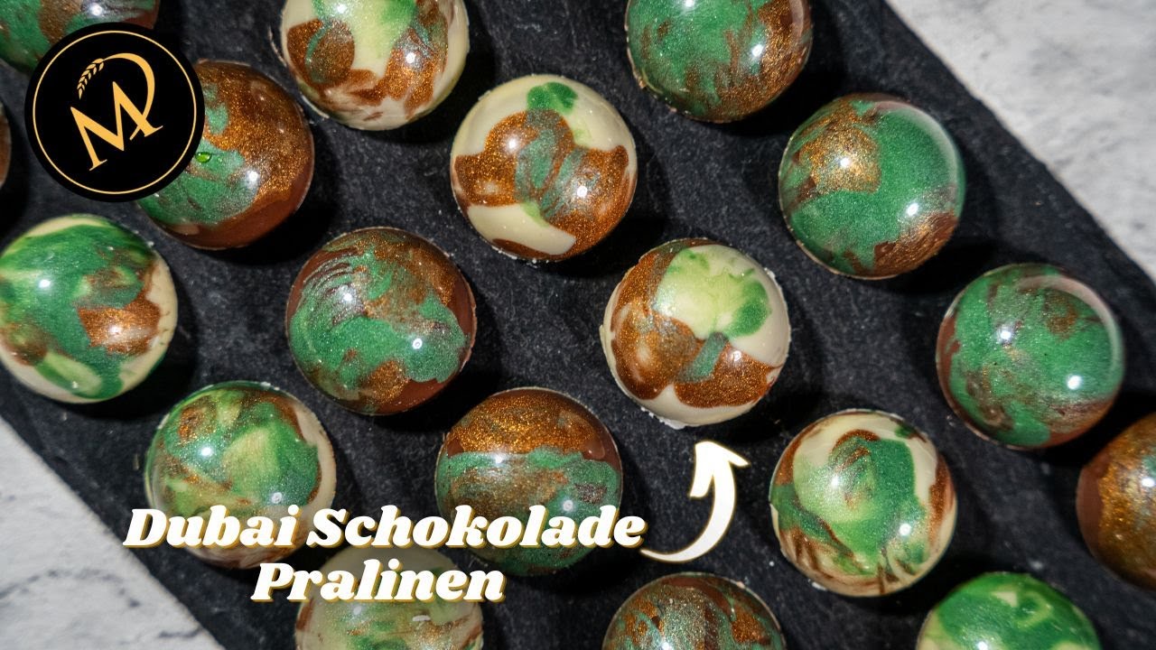 Dubai Schokoladen Pralinen - Virale Dubai Schokolade selber machen