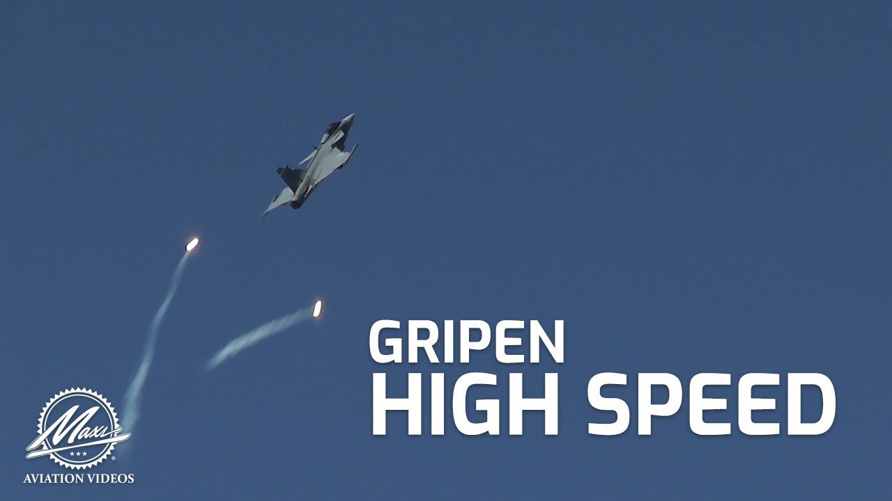 JAS 39 Gripen - High speed pass - High Quality Sound - 2019 Display