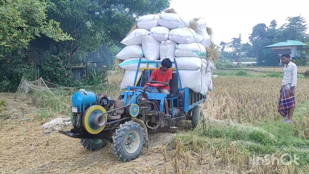 Power tiller trolley new video।mini tractor trolley second hand prices।new power tiller trolley 