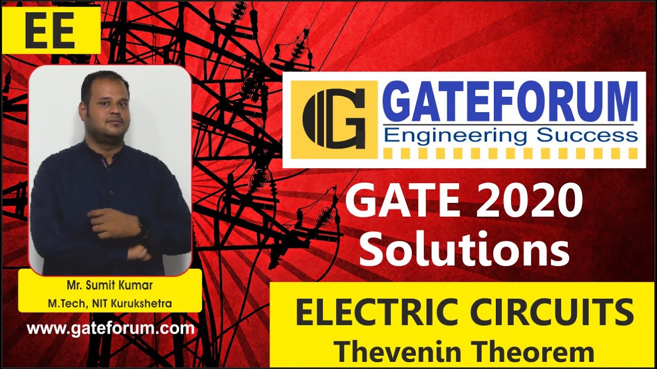 GATE 2020 Video Solution I Electrical Engineering I Electric Circuits I Q 21