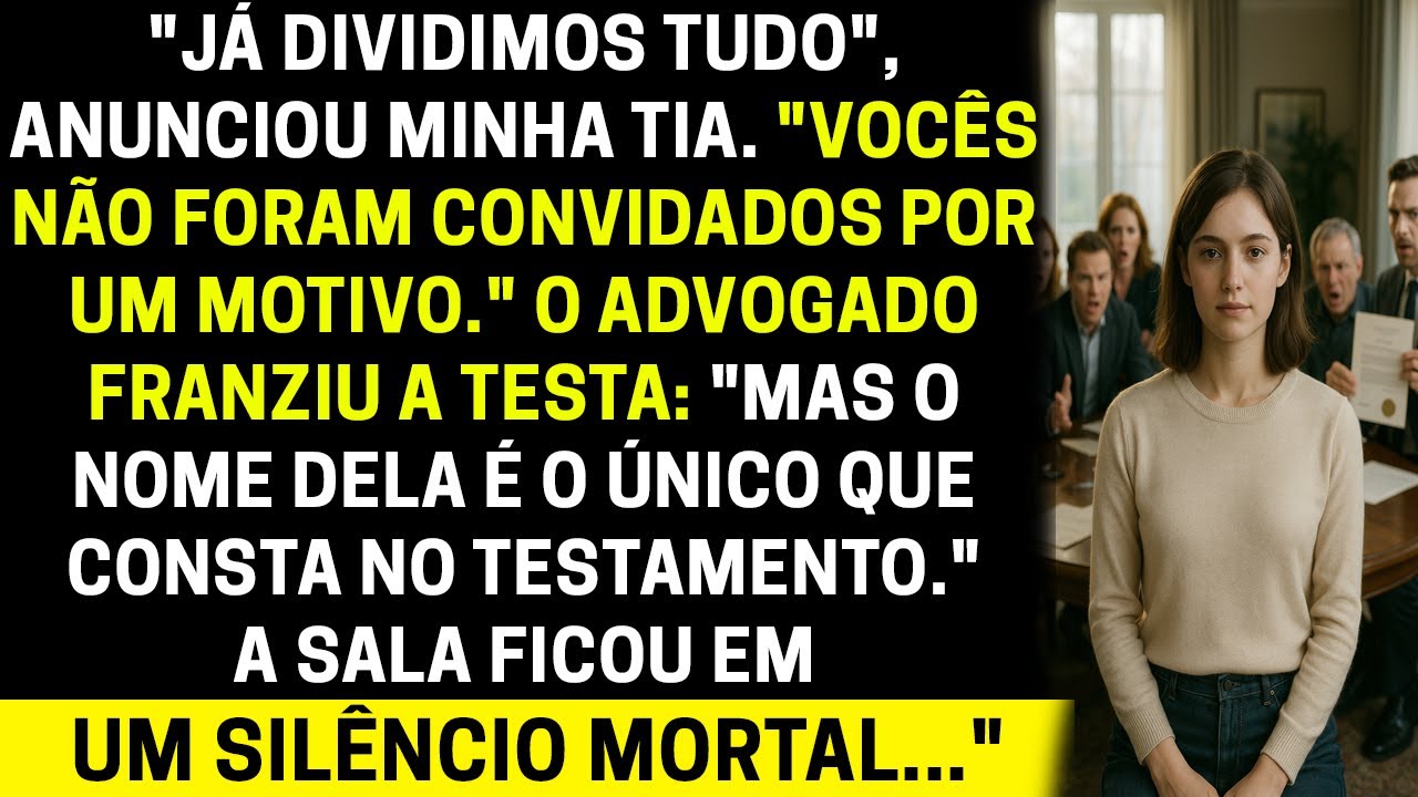 Minha família me cortou da leitura do testamento — Mas o advogado revelou algo que ninguém esperava