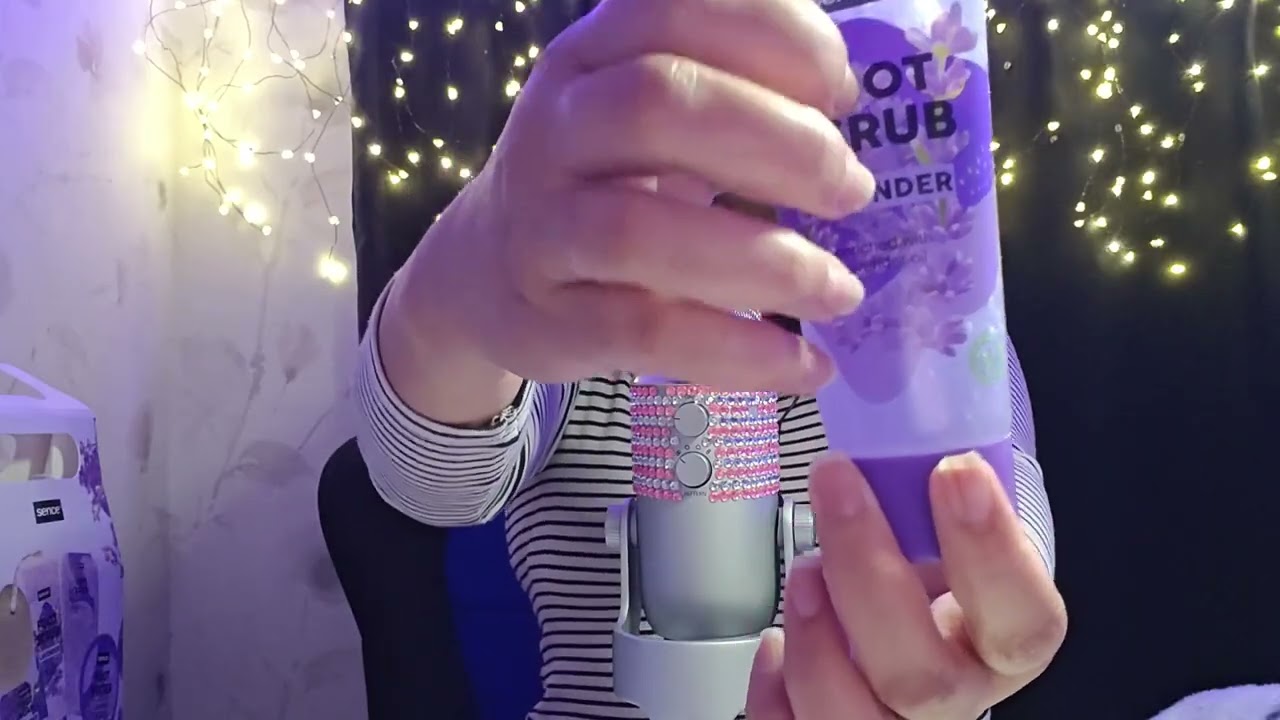 Tingly Foot scrub kit ASMR 