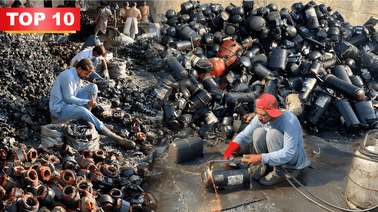 Top 10 Most Viewed Recycling Mass Production and Manufacturing Process Videos