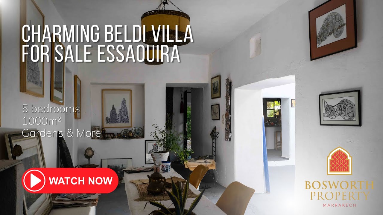 Charming Beldi Villa For Sale Essaouira