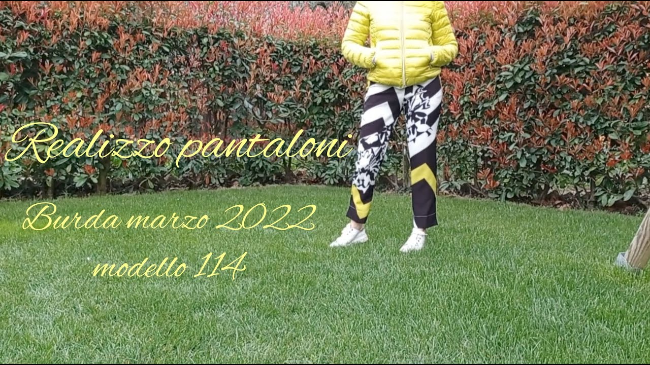 Realizzo pantaloni da burda style marzo 2022 modello 114