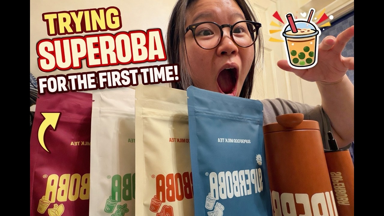 Trying SuperBoba for the first time!!