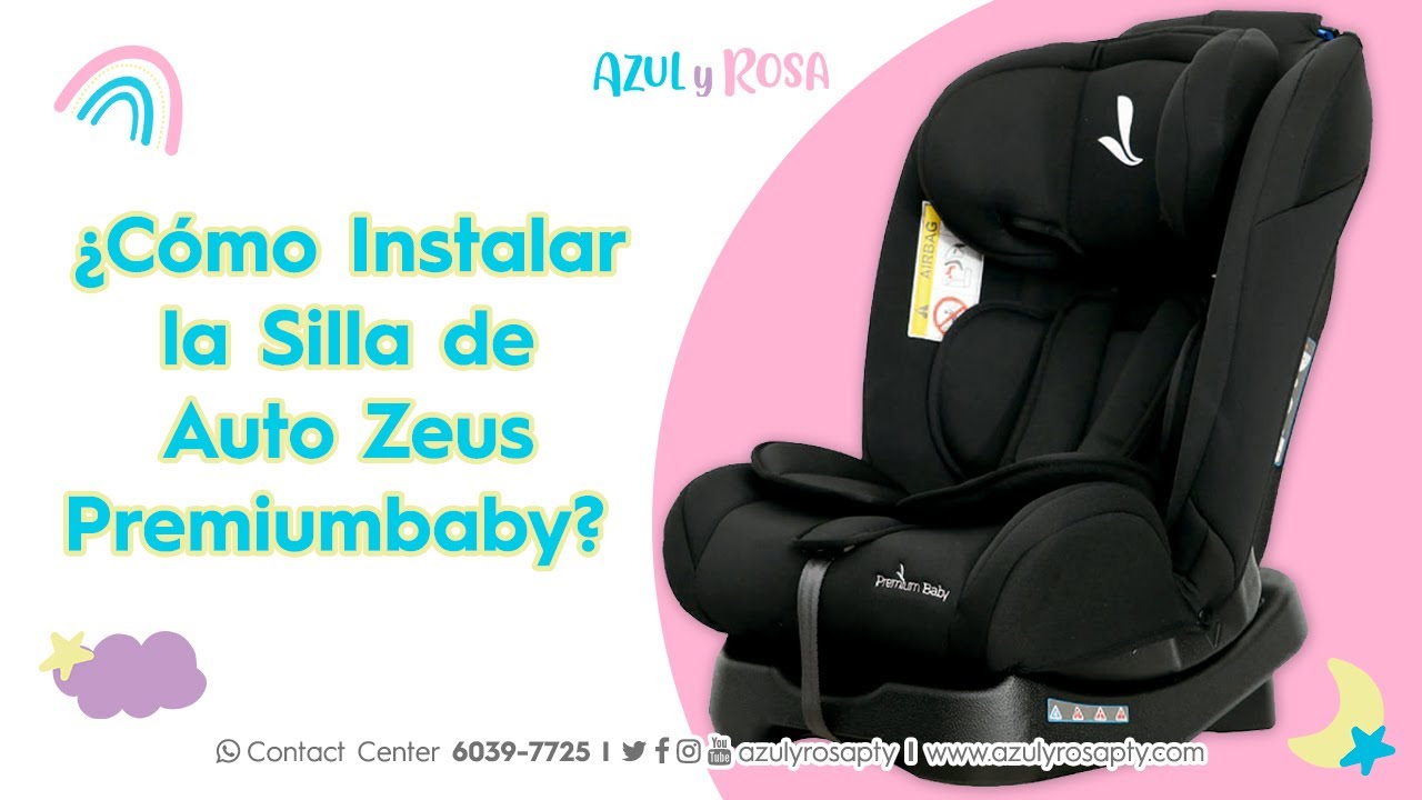 ¿Cómo instalar la silla de auti Zeus Premiumbaby?