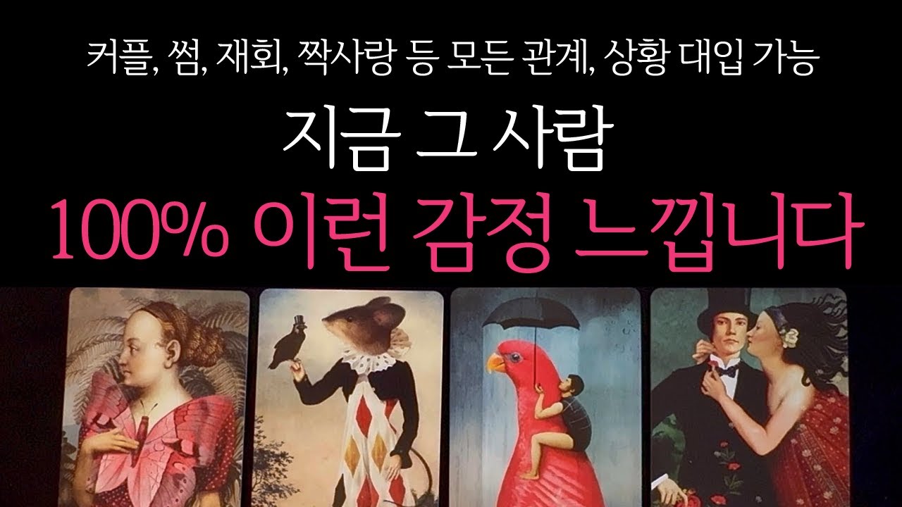 🩷 지금 그 사람 100% 이런 감정 느낍니다ㅣ속마음타로