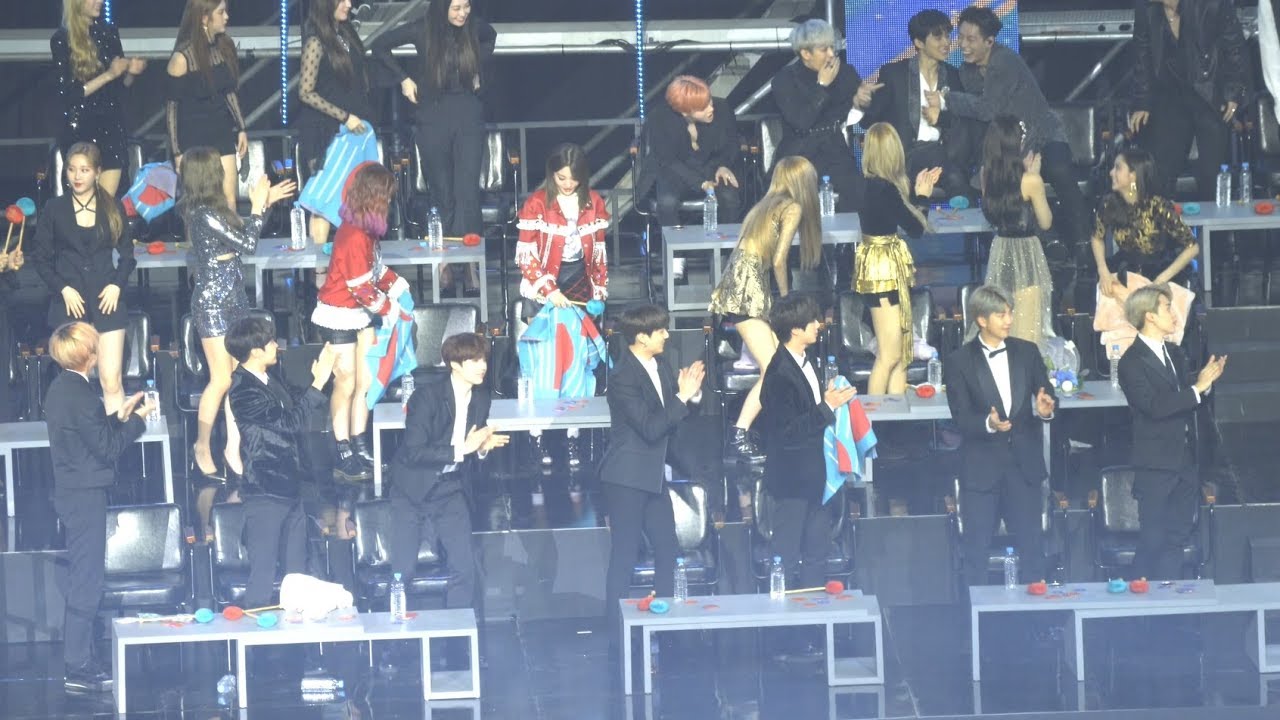 [Reaction to 아이콘(iKon) 음원대상+앵콜] 워너원,BTS(방탄소년단),BLACKPINK (블랙핑크) Reaction@190105 골든디스크 [4k Fancam/직캠