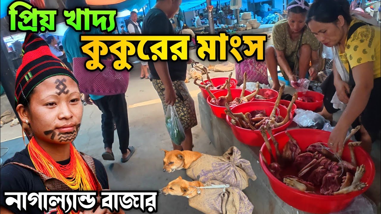 নাগাল্যান্ডের আদিবাসী বাজারে অদ্ভুত খাবার | Dimapur Super Market : Largest Tribal Market | Nagaland