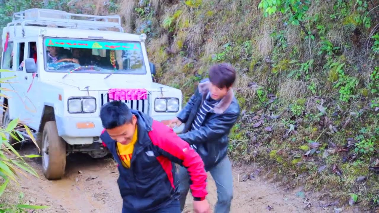 Village road difficulties in Nepal |Baglung |