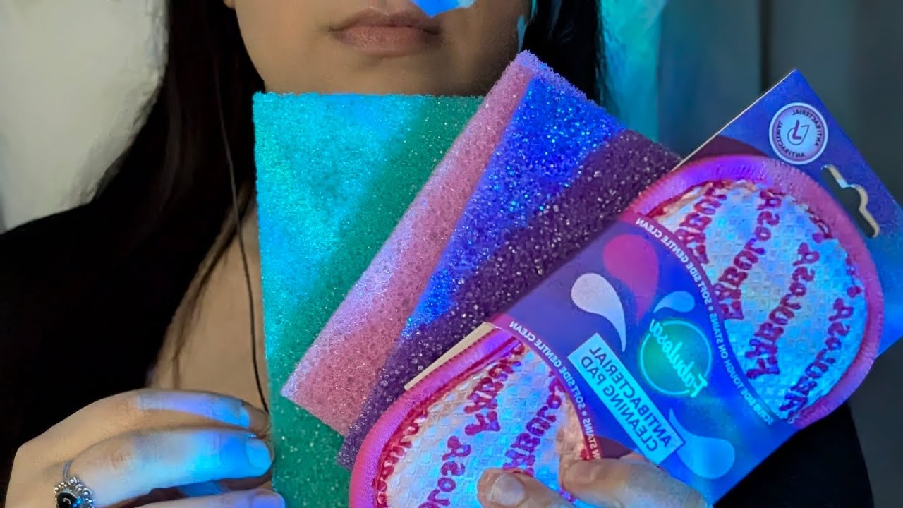 ASMR scratching your brain - Sponge sounds