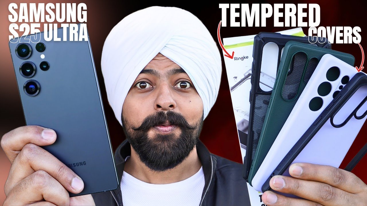 Samsung S25 Ultra Back Covers + Tempered Glass || RINGKE Collection 🔥🔥#samsungs25ultra