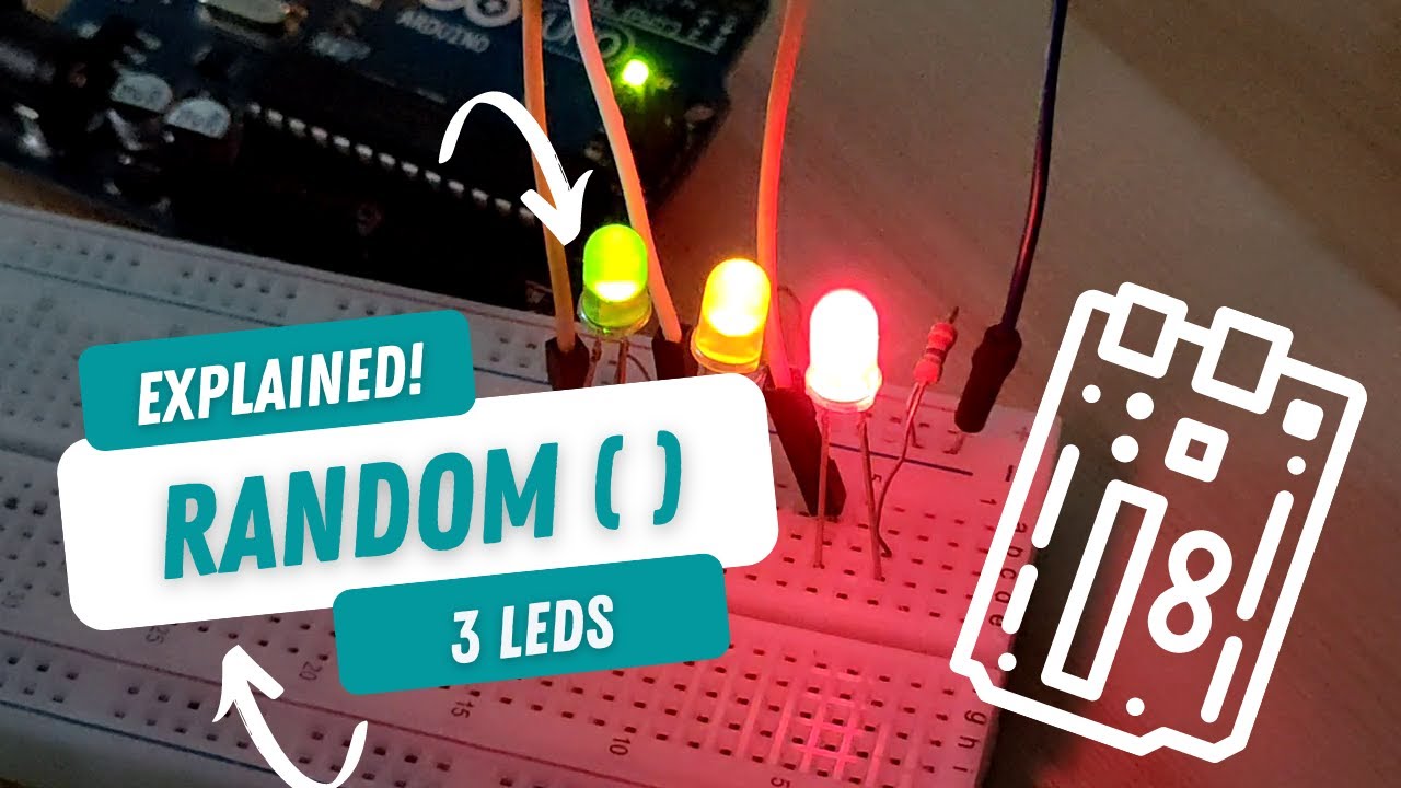 Arduino Explained: Random Brightness of 3 LEDs Using random() and randomSeed()