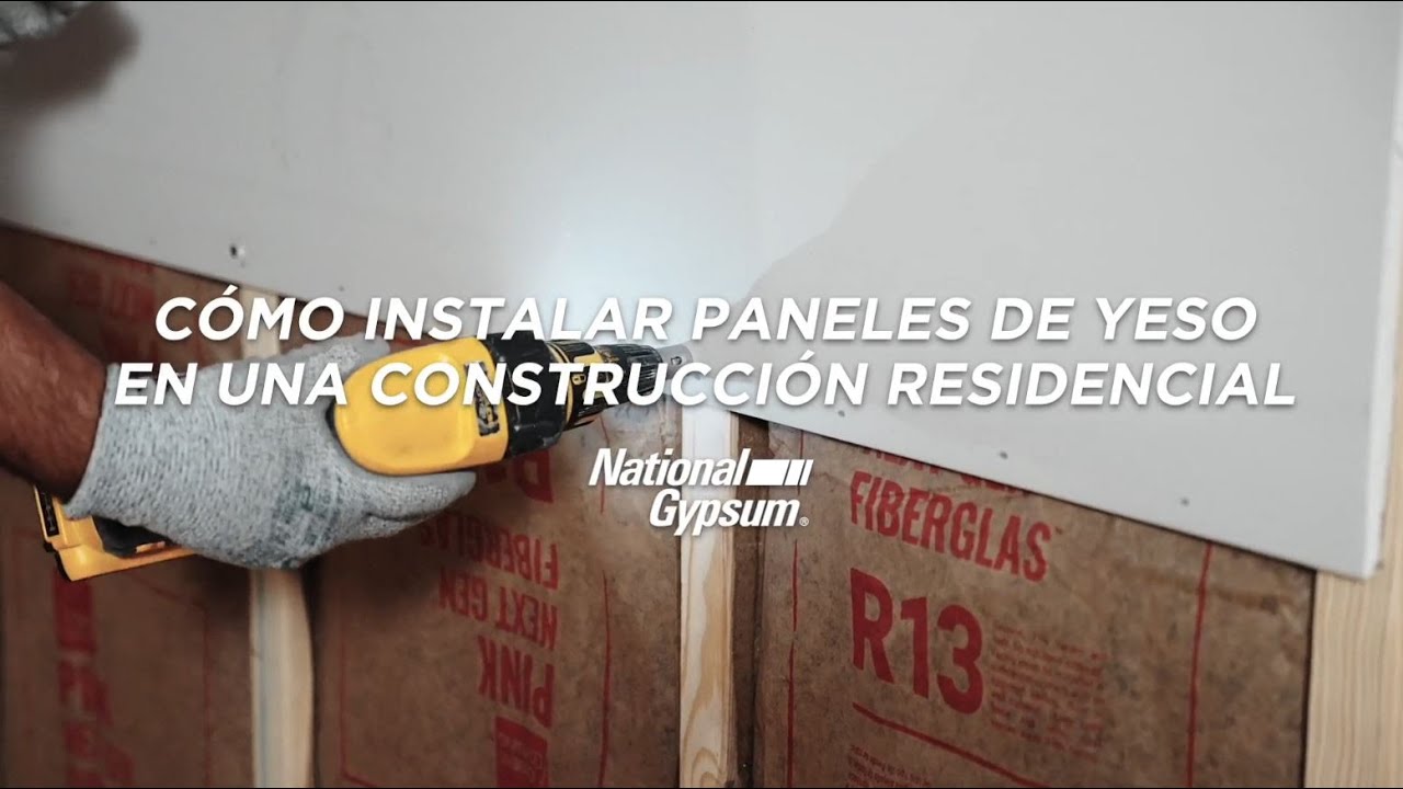 C&oacute;mo Instalar Paneles de Yeso en una Construcci&oacute;n Residencial