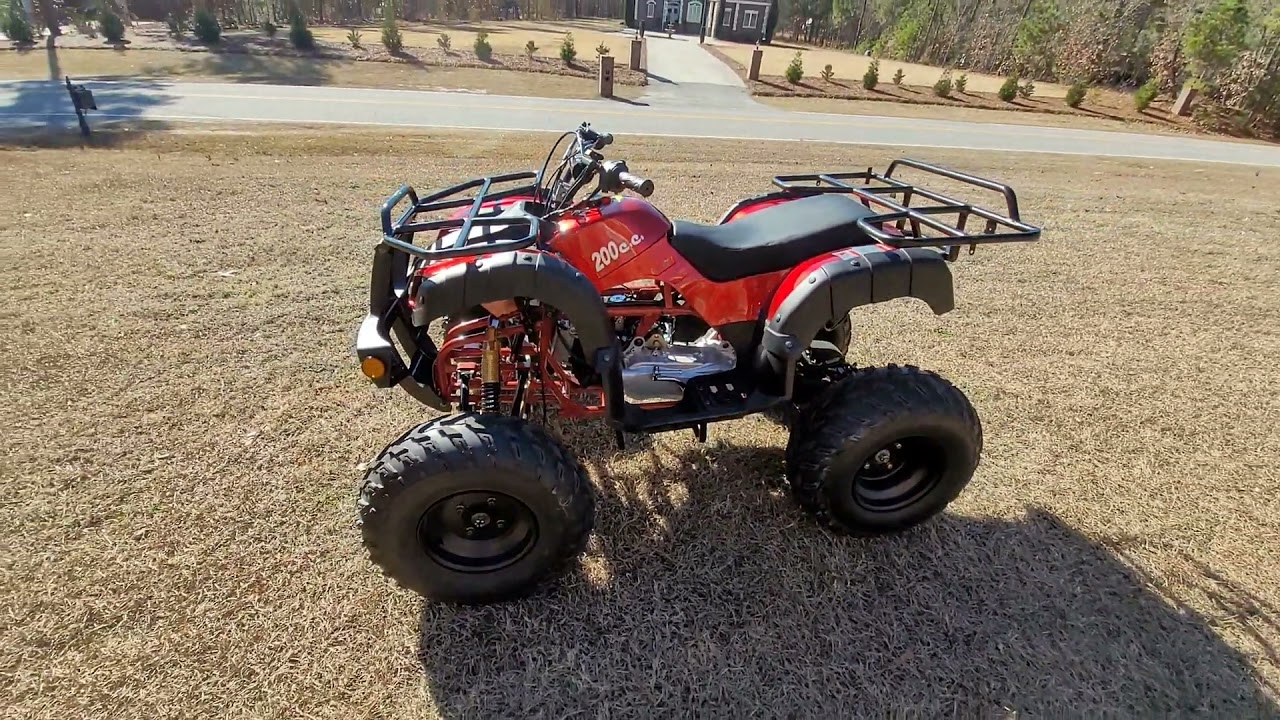 rps 200cc utility atv ride on review and walkthrough