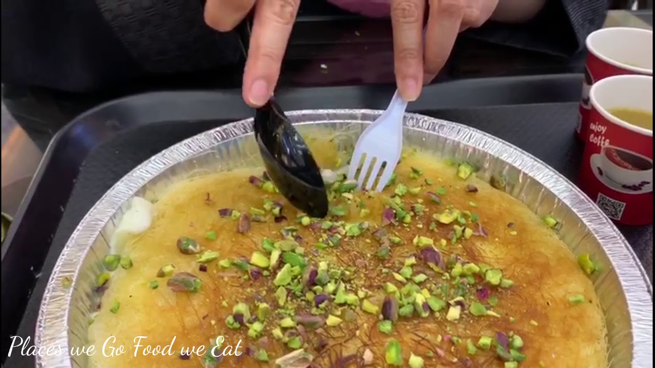 Cheese Kunafa &  Arabic Coffee | Riyadh , Saudi Arabia | Places We Go Food We Eat