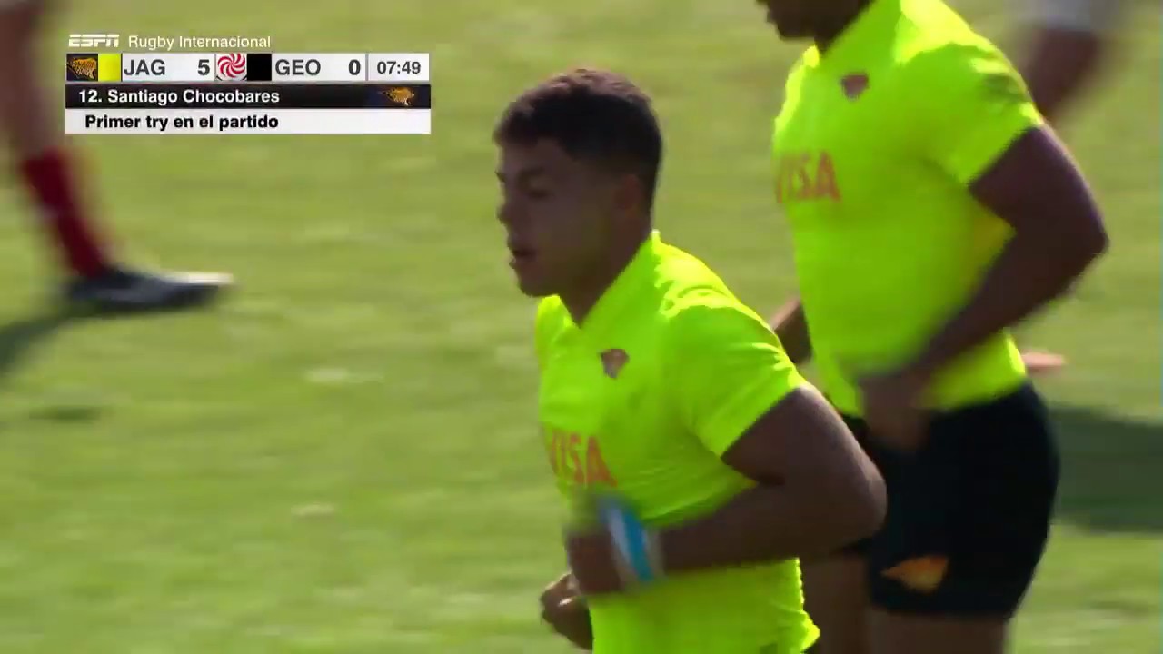 El partido de Santiago Chocobares ante Georgia XV