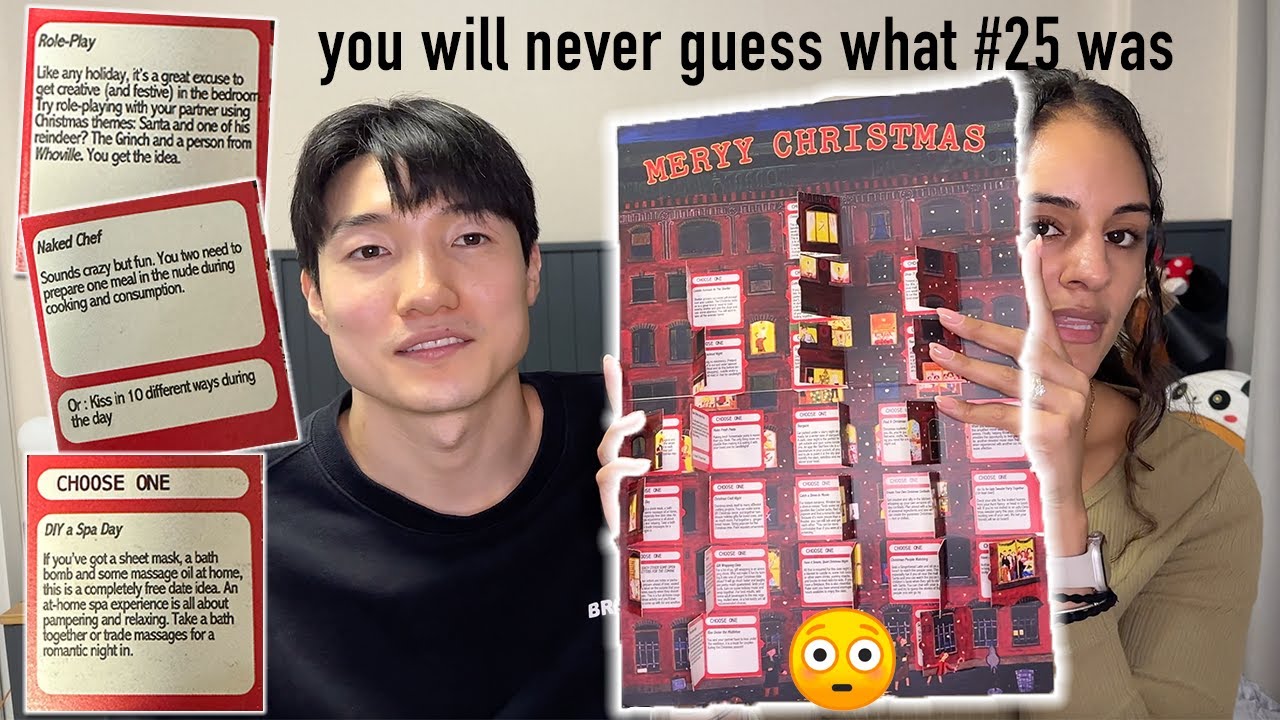 open an entire couple advent calendar | * DIRTY* | AMBW 국제커플
