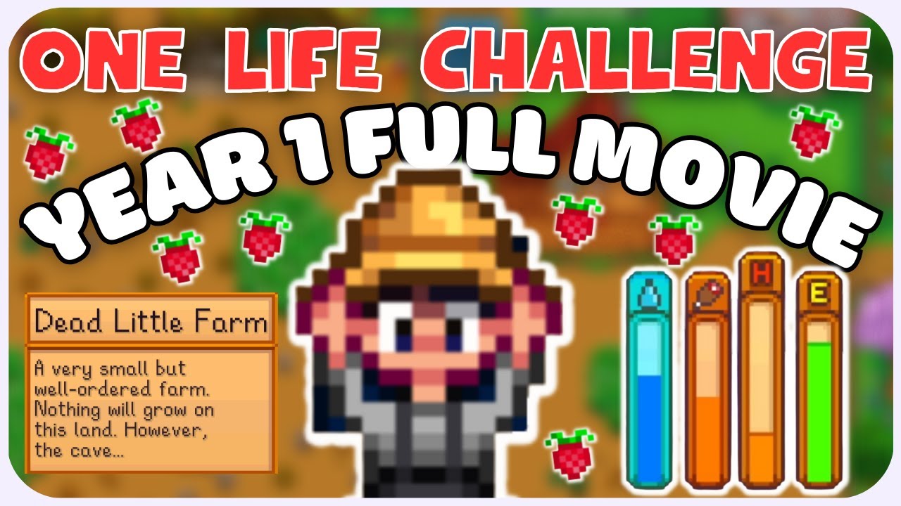 Surviving One Year in The One Life Challenge *SUPER HARD MODS* - The Movie