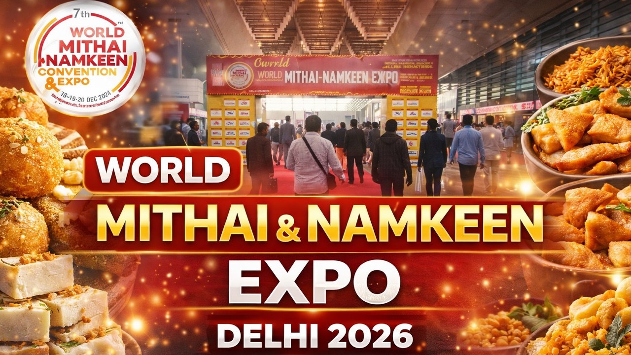 WORLD MITHI & NAMKEEN EXHIBITION 8TH EDITION IN DELHI 2025 | FOOD EXHIBHITION 2025 | #exhibition