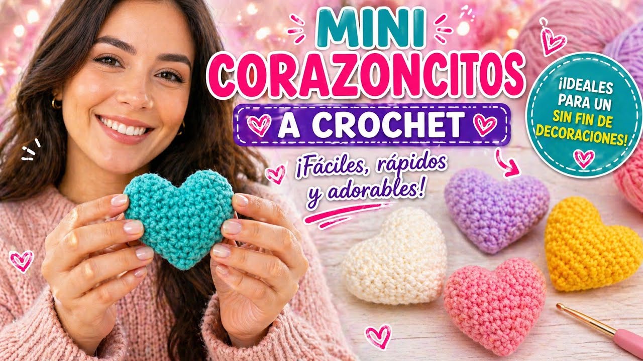 Como tejer un corazón relleno