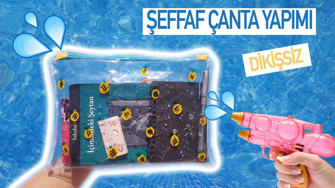 ŞEFFAF ÇANTA YAPIMI | DİKİŞSİZ | İki Farklı Model