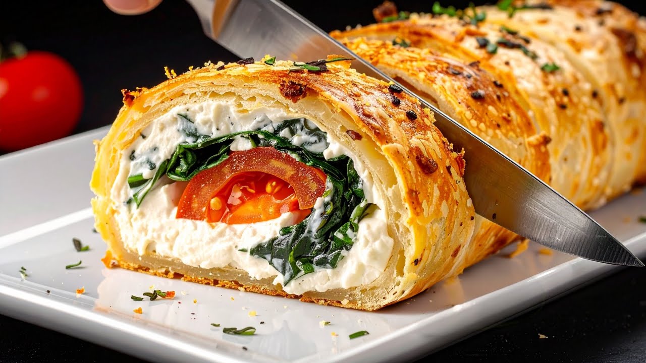 This crispy cheesy crepe with secret filling will surprise you!