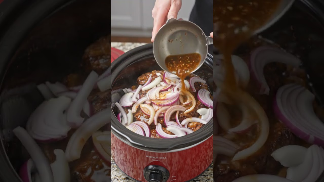 🥩 Slow Cooker Onion Beef Roast