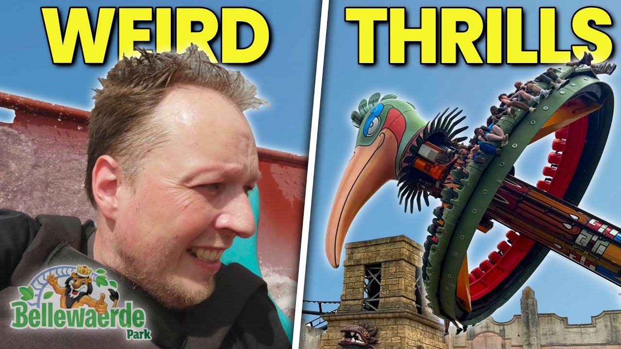 Is this Belgium's WEIRDEST Theme Park? My first trip to Bellewaerde!