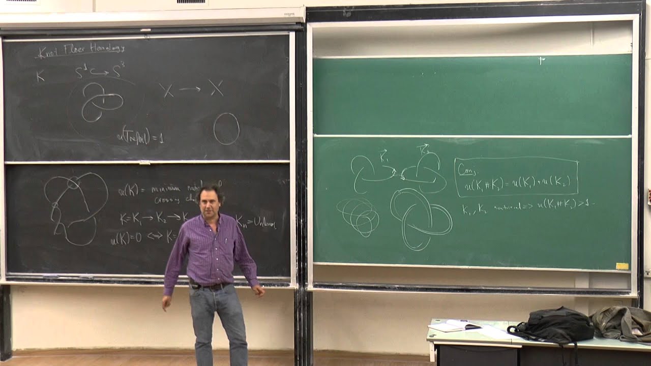 Zabrodsky Lecture 1: Knot Floer homology – Peter Ozsváth – 07.01.16