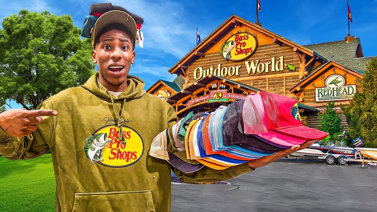 I BOUGHT EVERY COLOR HAT FROM BASS PRO SHOP ‼️🧢
