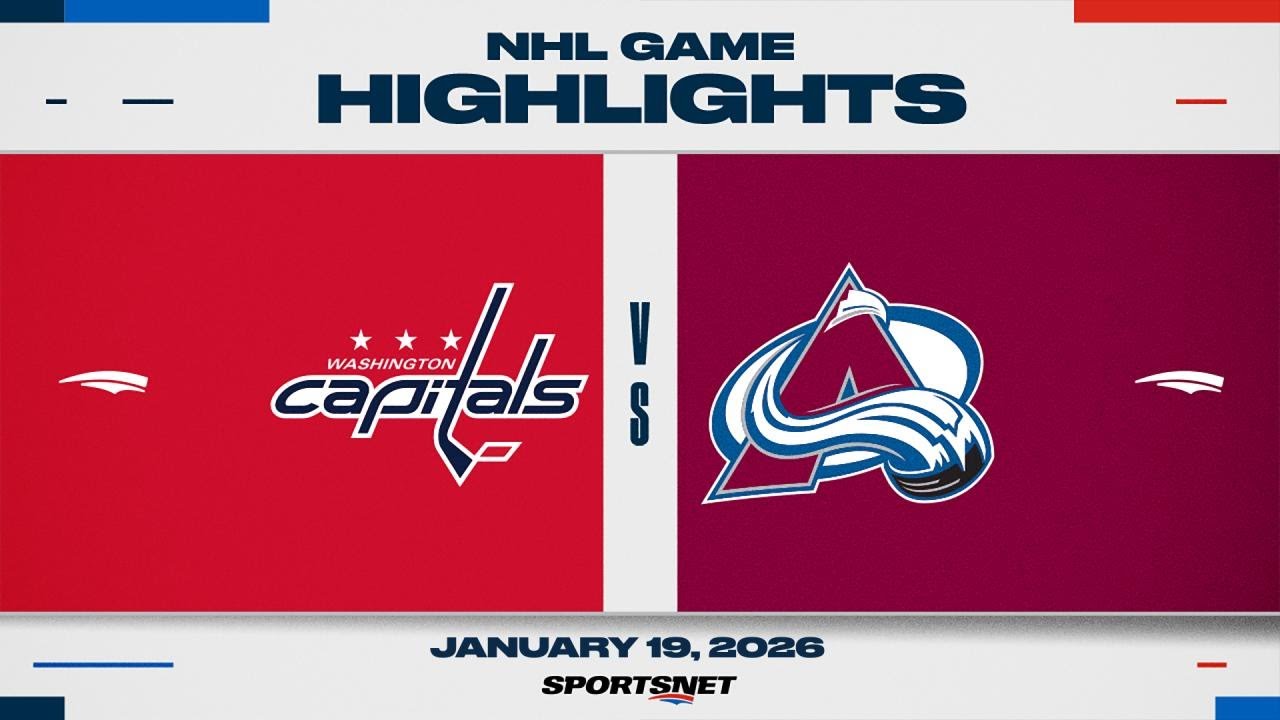 NHL Highlights | Capitals vs. Avalanche - January 19, 2026