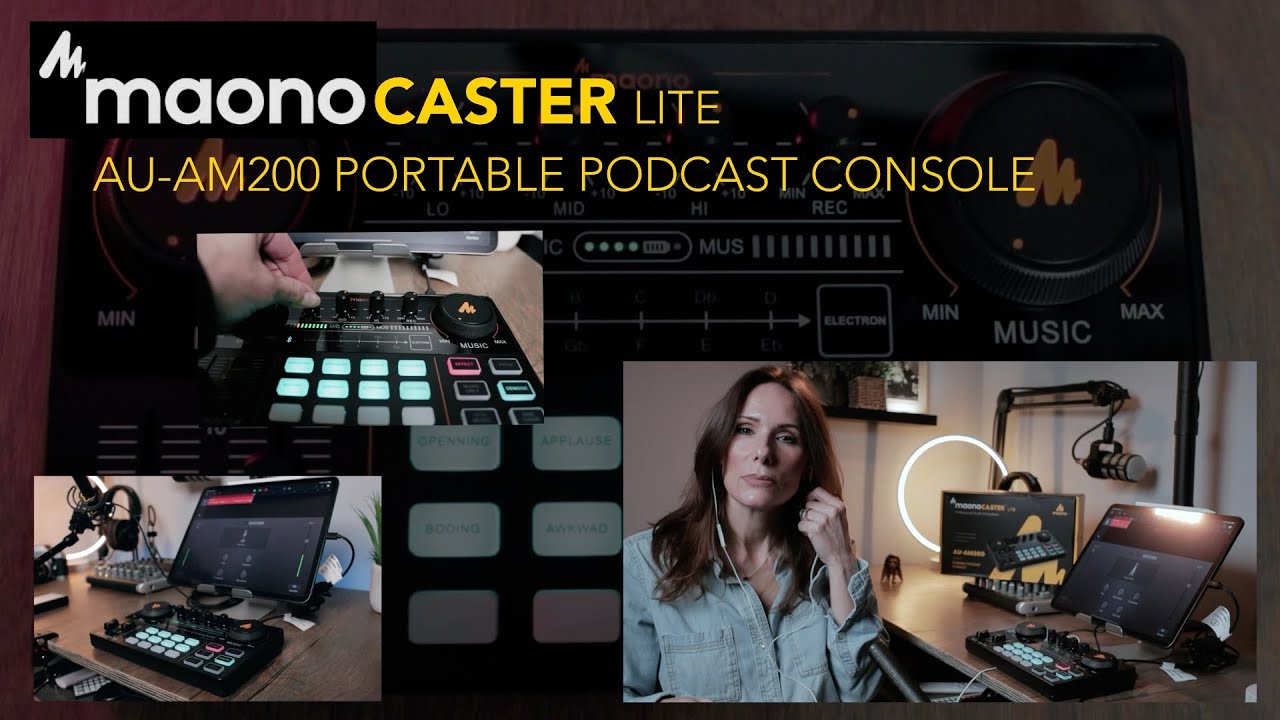 MAONOCASTER LITE AU-AM200 Portable Podcast & Livestreaming Console