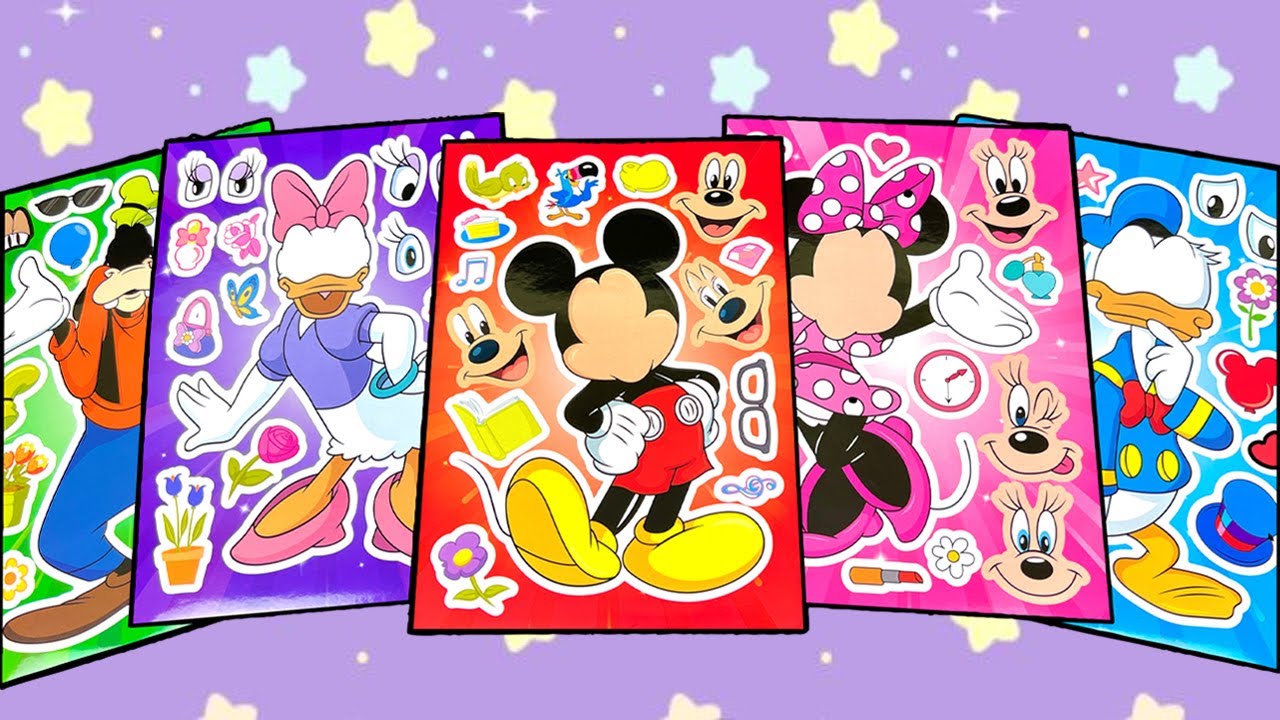 Mickey Mouse Sticker Book Makeover: Minnie Mouse, Donald Duck,..Fun Sticker Activity 