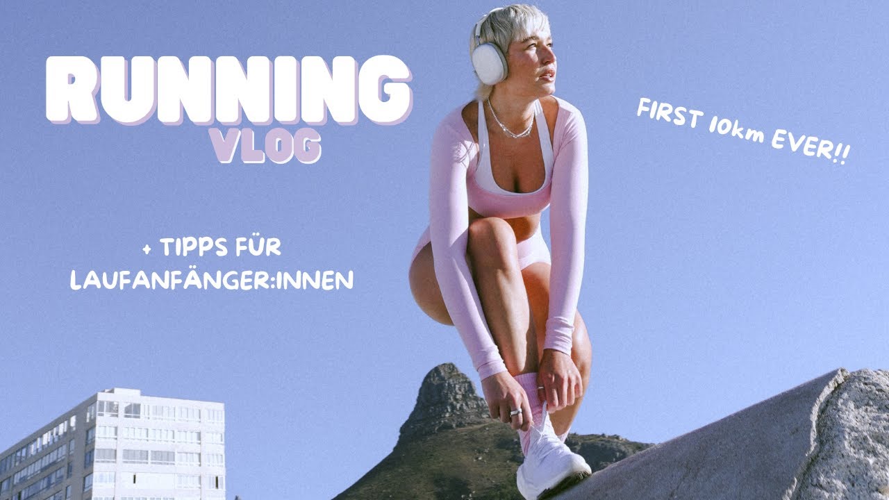 10km Laufen - mein erstes Mal! RUNNING VLOG + Tipps für Laufanfänger:innen (Laufequipment)🏃🏼‍♀️