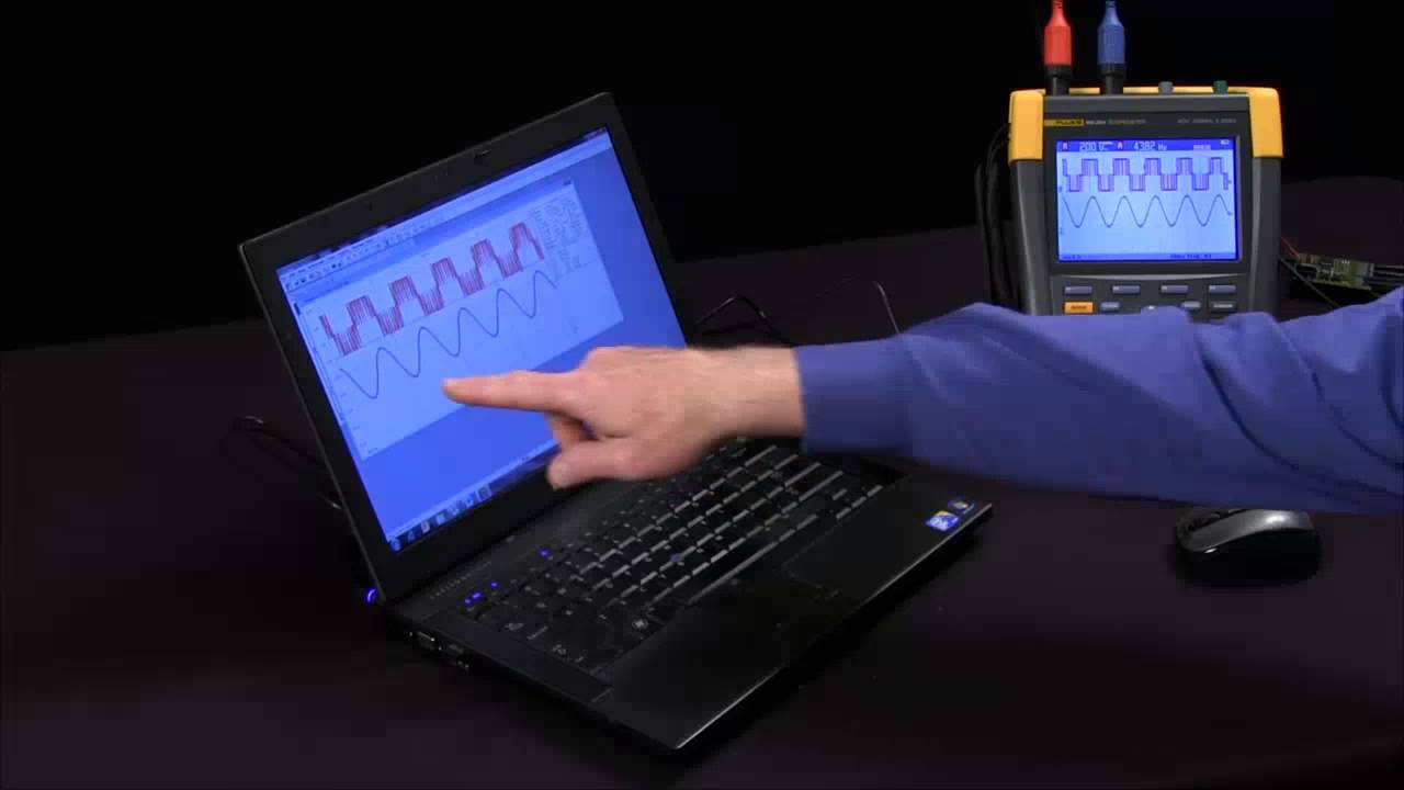 How To Transfer Data From A Fluke Portable Oscilloscope to FlukeView® Software