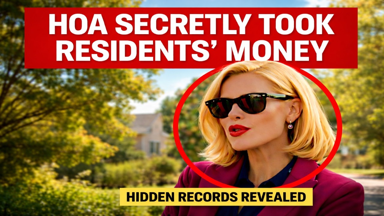 HOA Secretly Took Residents’ Money — The Records Reveal Everything