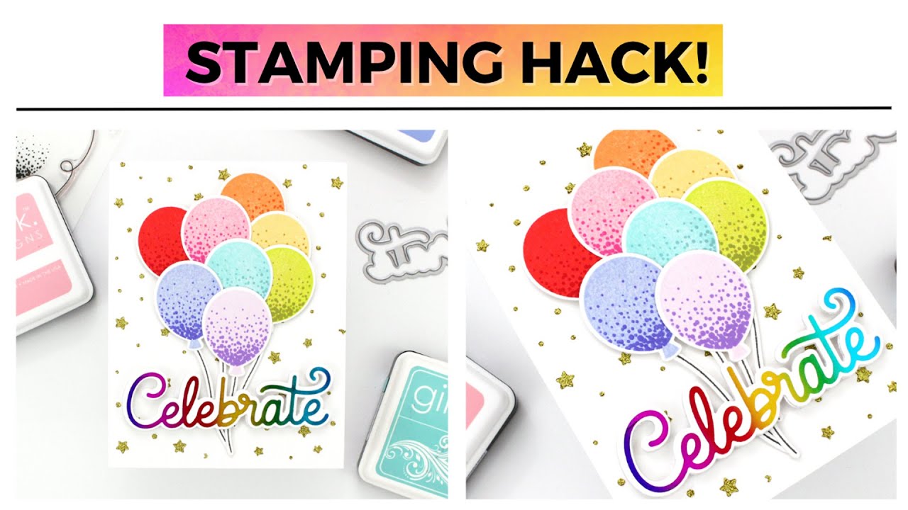 STAMPING HACK! For Stamping The Same Image In Multiple Colors