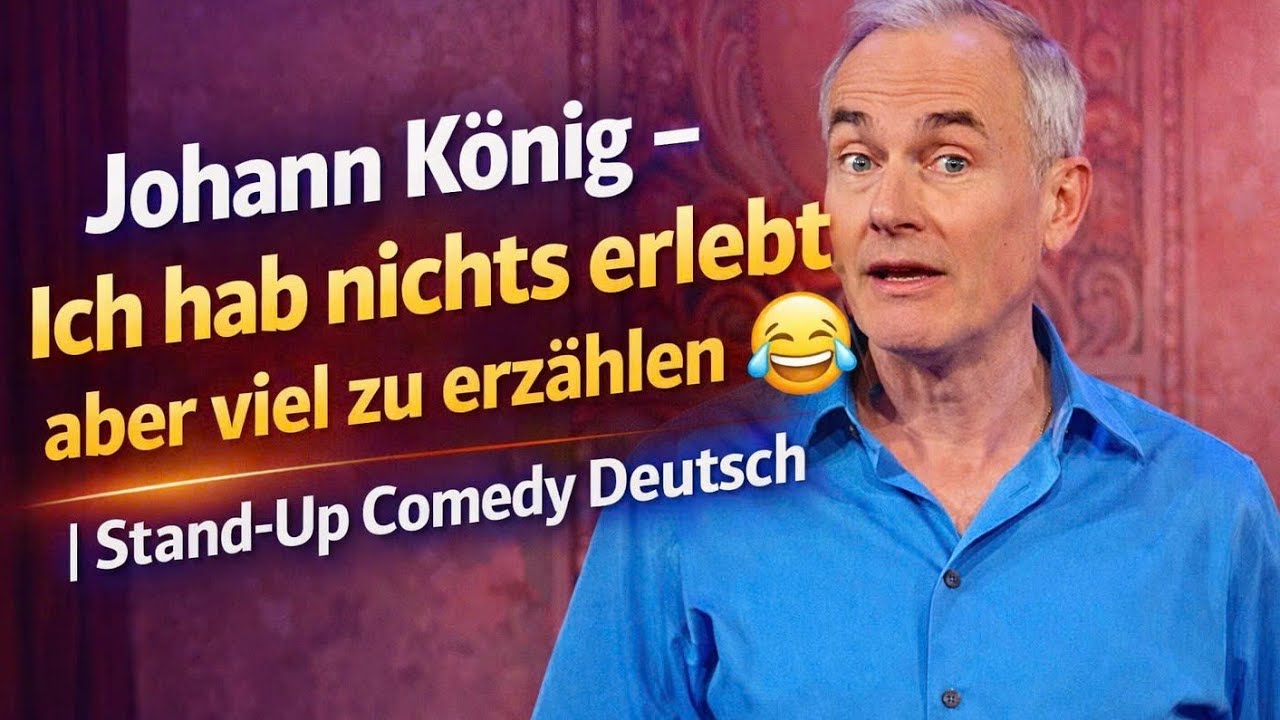 Johann König Ich hab nichts erlebt, aber viel zu erzählen Stand-Up Comedy Deutsch#johannkönigcomedy 