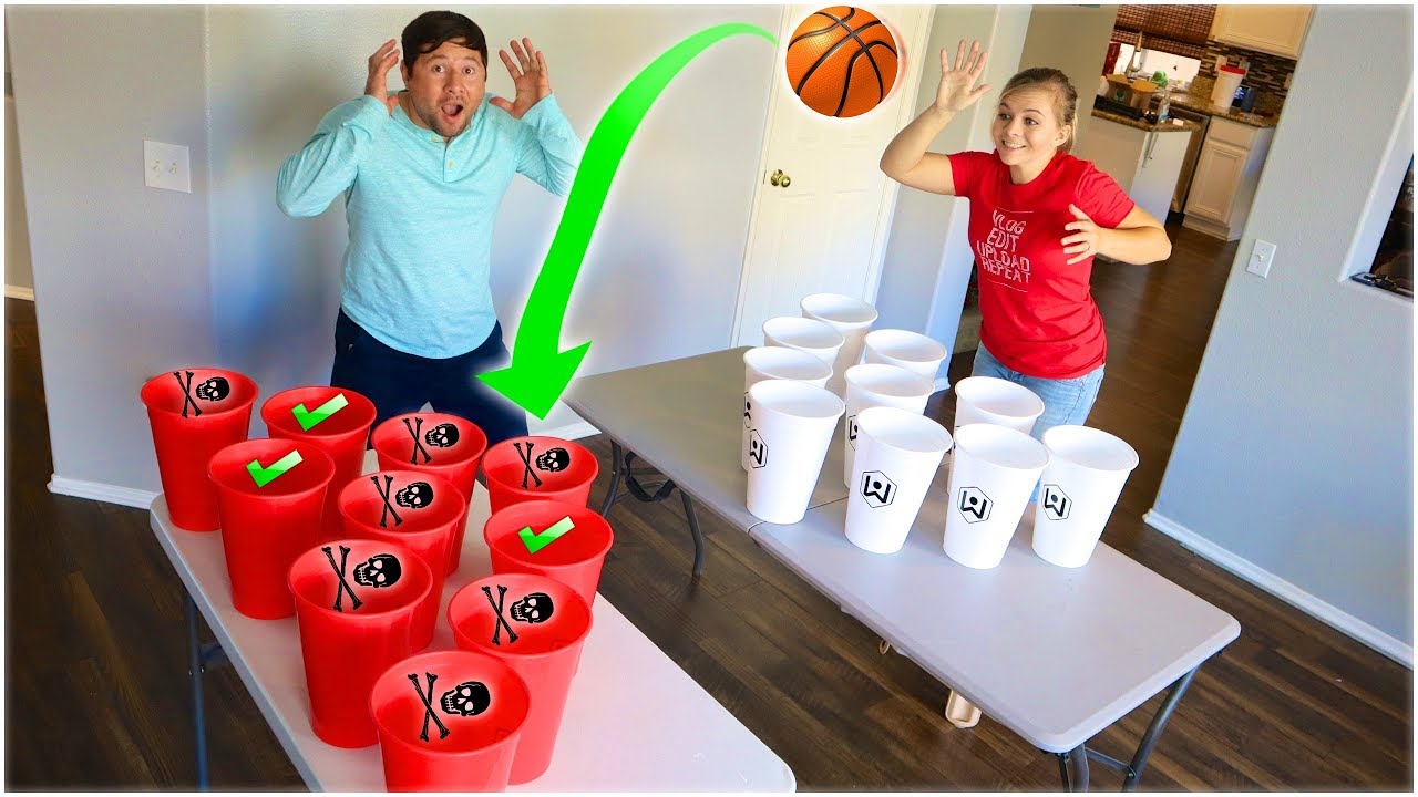 DONT TOSS Into The WRONG MYSTERY Cup! *Punishment Drinks*